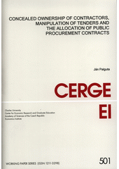 Concealed ownership of contractors, manipulation of tenders and the allocation of public procurement contracts